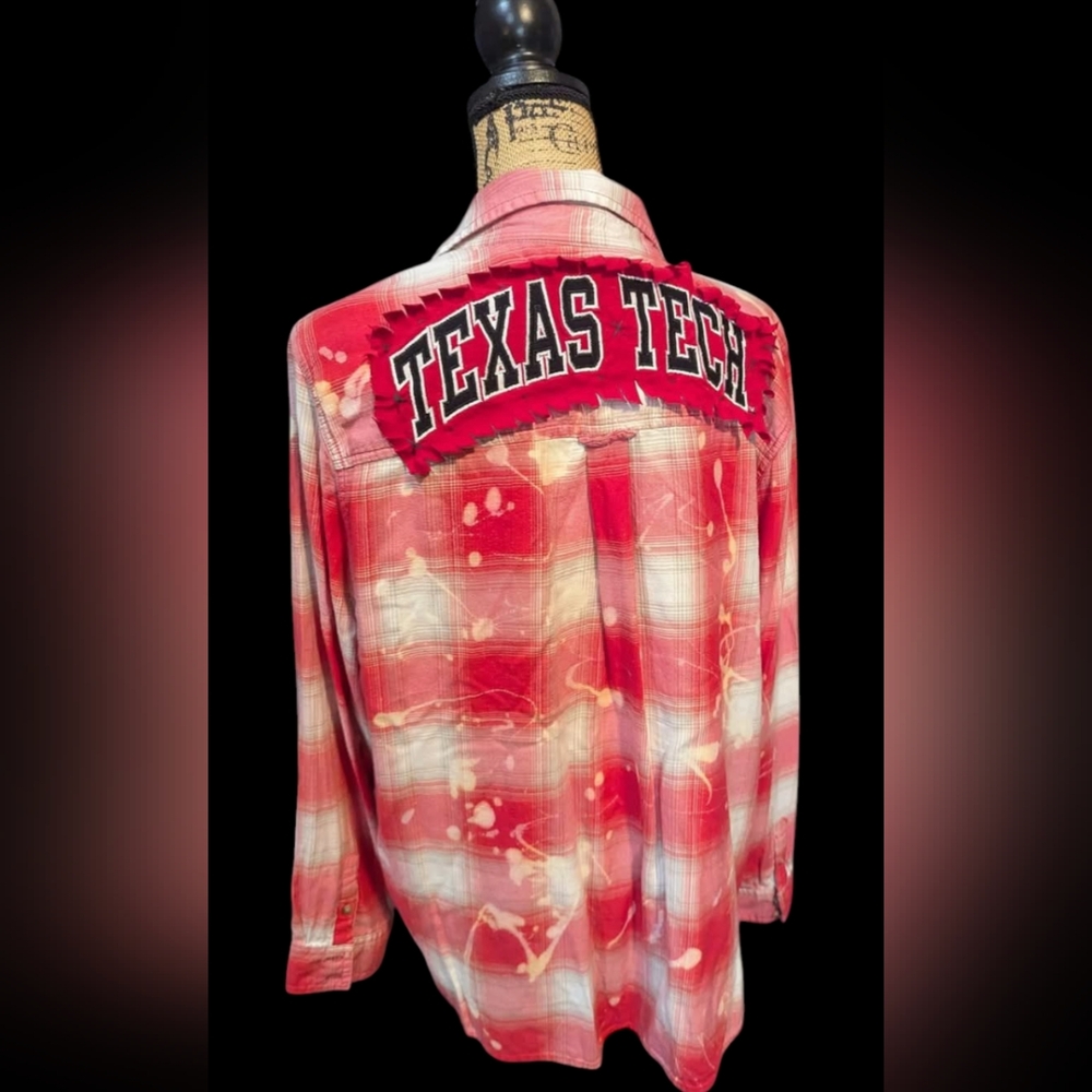 Texas Tech plaid shirt